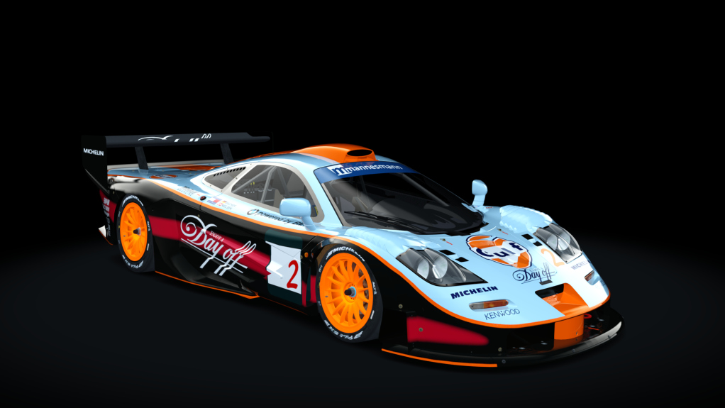 McLaren F1 GTR Longtail, skin day_off_2