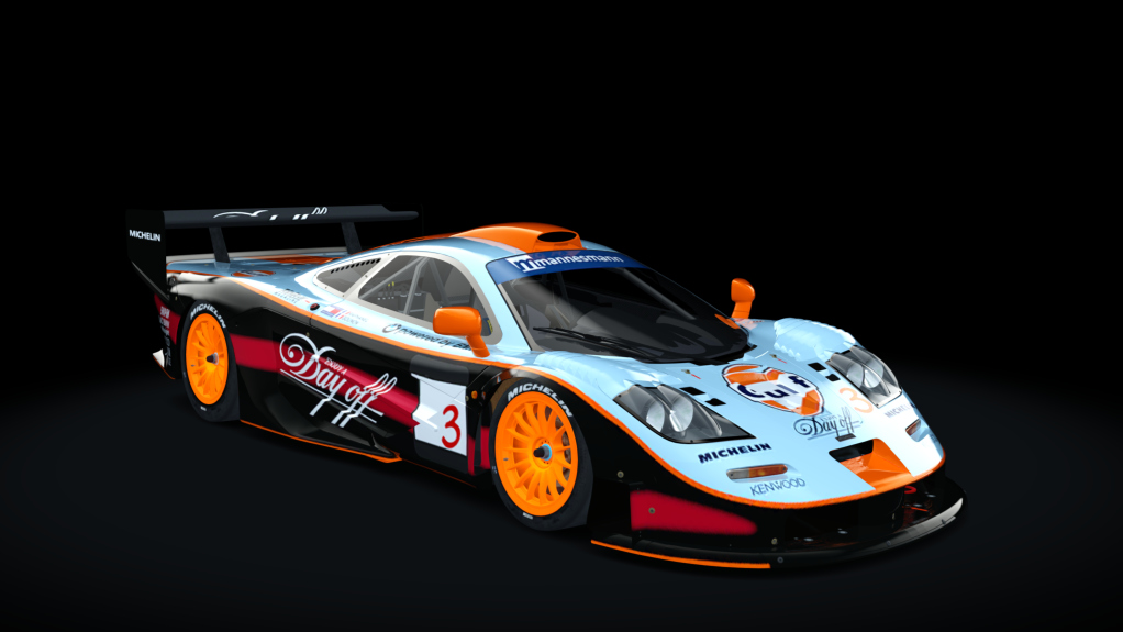 McLaren F1 GTR Longtail, skin gulf_3