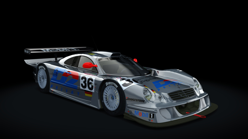 Mercedes CLK GTR, skin 36a