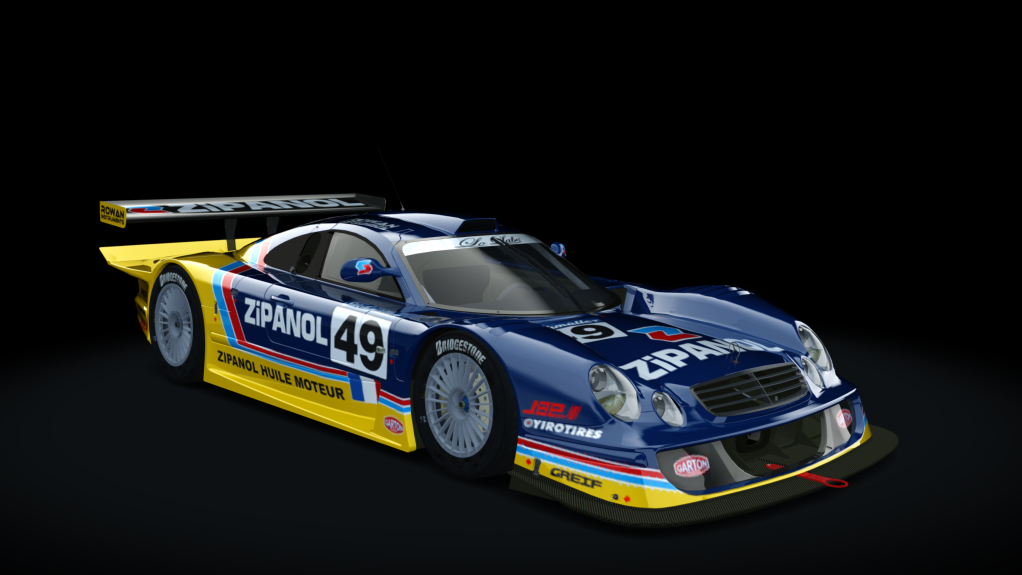 Mercedes CLK GTR, skin 49