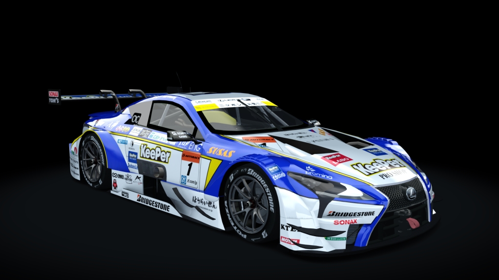 Lexus LC-500 GT500, skin Hirakawa