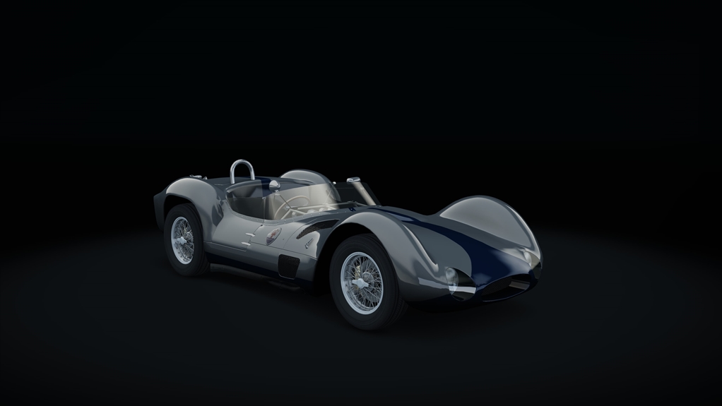 Maserati Tipo 60 Birdcage, skin BlueWhite