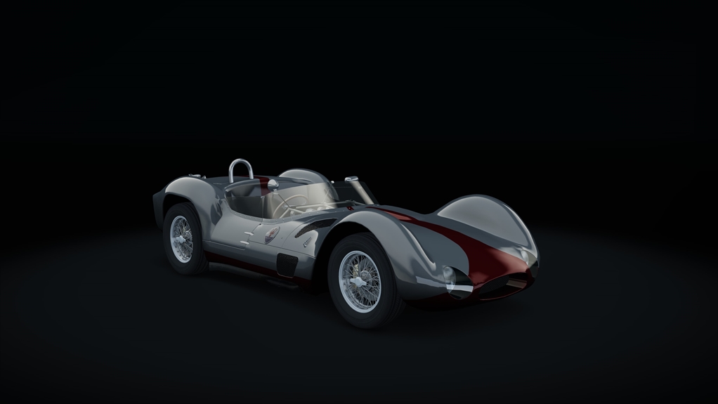 Maserati Tipo 60 Birdcage, skin RedWhite