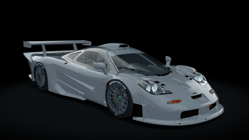 McLaren F1 GTR Longtail, skin grey