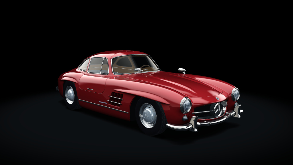 Mercedes-Benz 300SL, skin 01_red_goldbrown