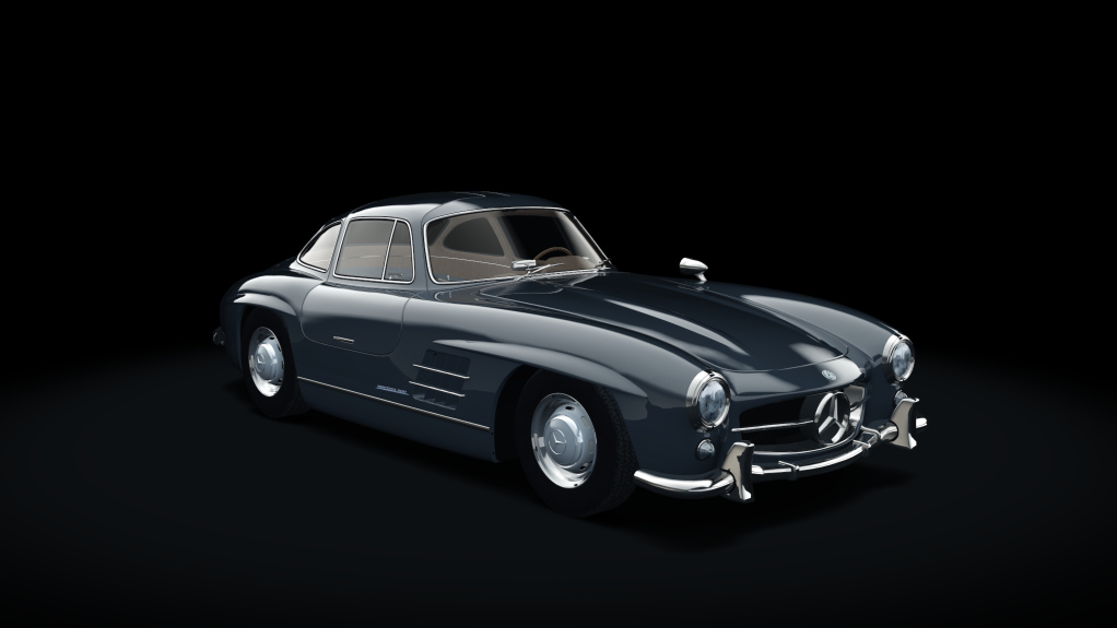 Mercedes-Benz 300SL, skin 02_graphitgrey_beigelight