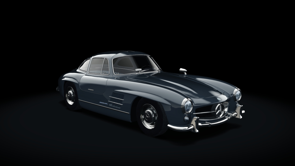 Mercedes-Benz 300SL, skin 02_graphitgrey_black