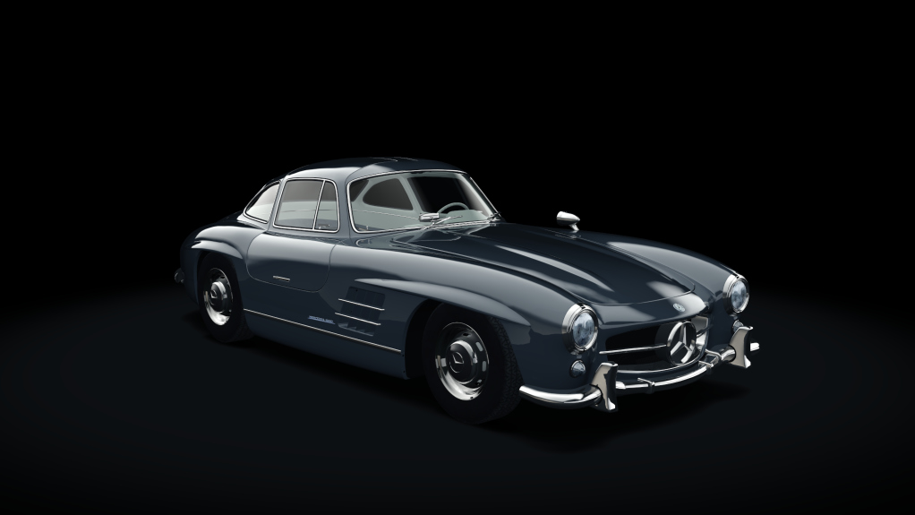 Mercedes-Benz 300SL, skin 02_graphitgrey_elfenbein