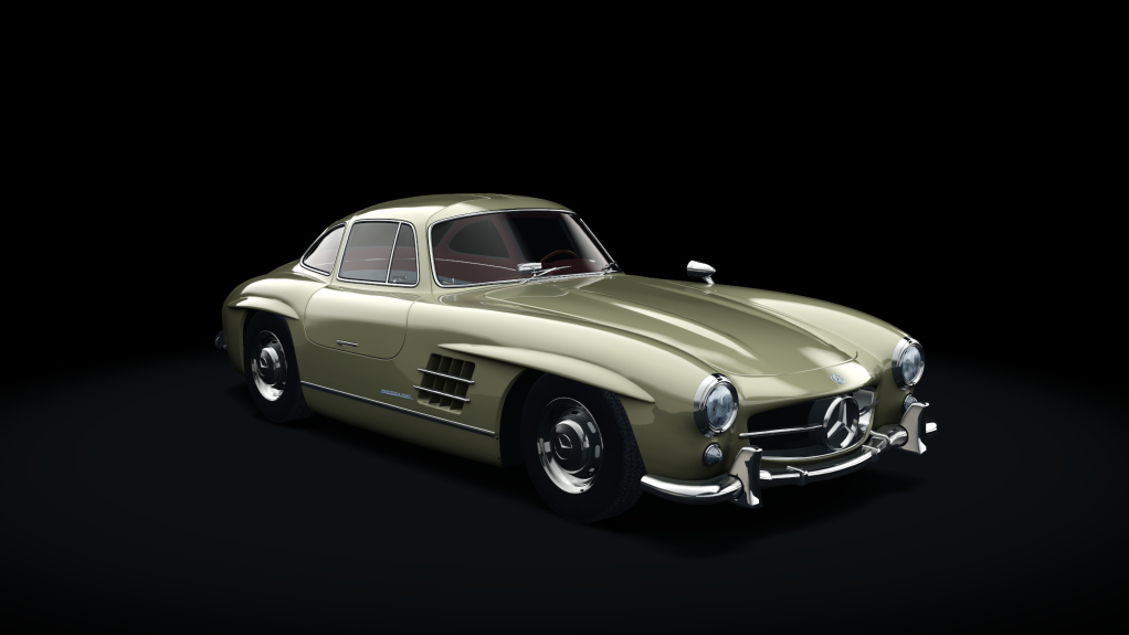 Mercedes-Benz 300SL, skin 04_light_gold