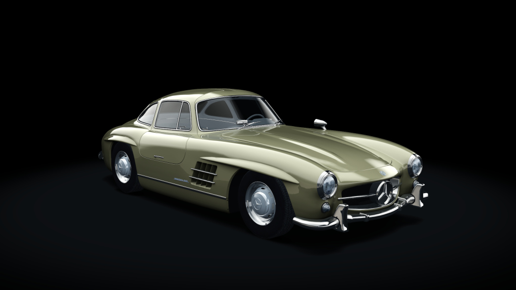 Mercedes-Benz 300SL, skin 04_light_gold_grey