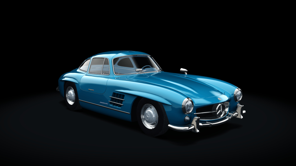 Mercedes-Benz 300SL, skin 05_blue_classic_blue
