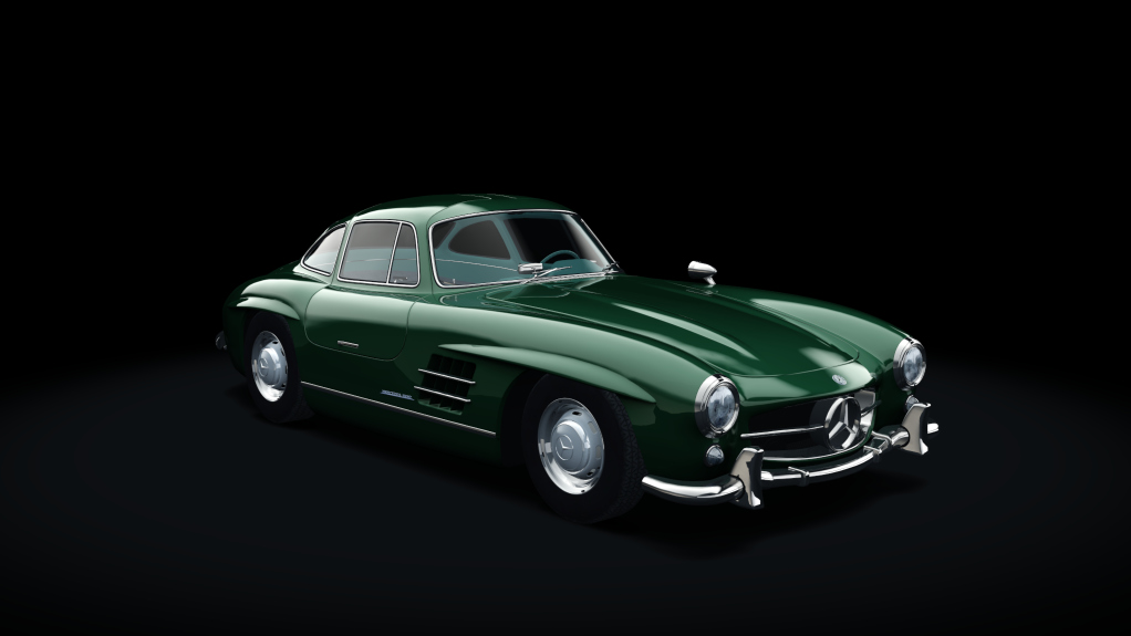 Mercedes-Benz 300SL, skin 06_green_classic_petrol