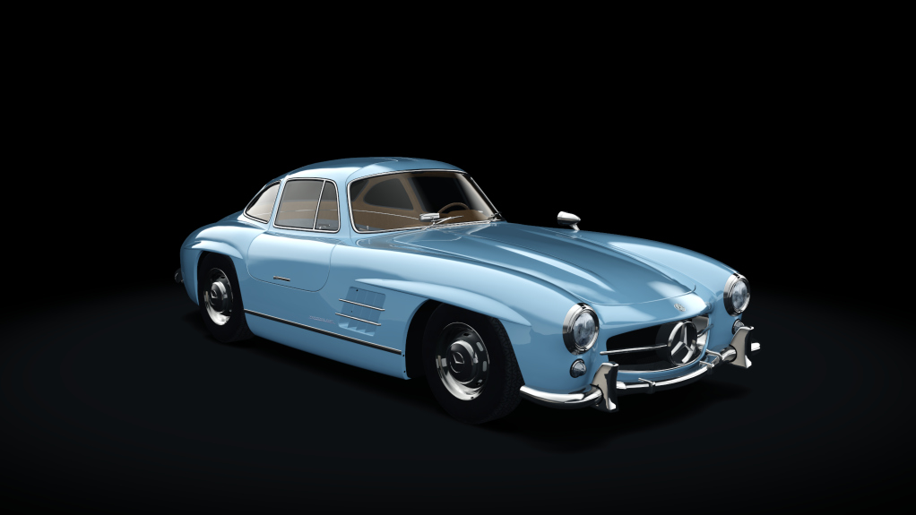 Mercedes-Benz 300SL, skin 09_bluegrey_goldbrown