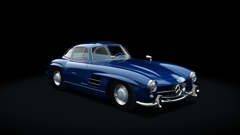 Mercedes-Benz 300SL, skin 11_blue_classic_II_blue