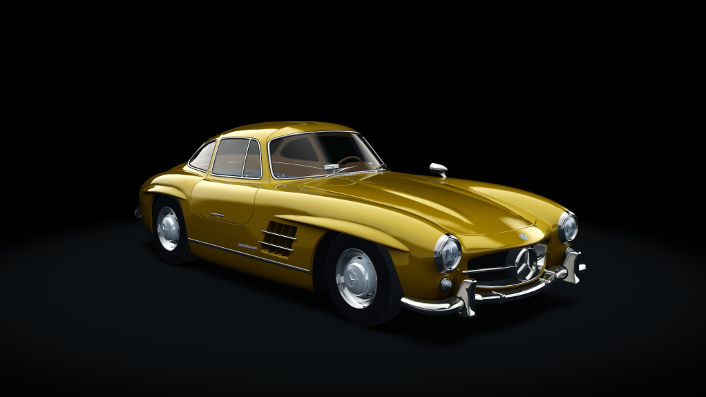 Mercedes-Benz 300SL, skin 13_yellow_classic_II_goldbrown