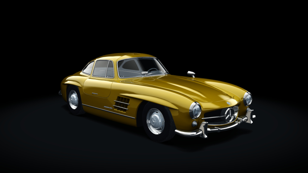 Mercedes-Benz 300SL, skin 13_yellow_classic_II_grey