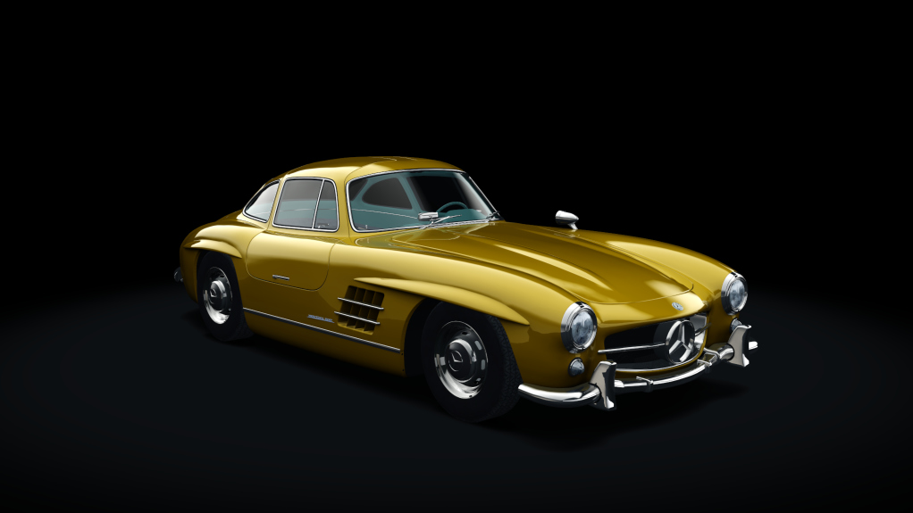 Mercedes-Benz 300SL, skin 13_yellow_classic_II_petrol