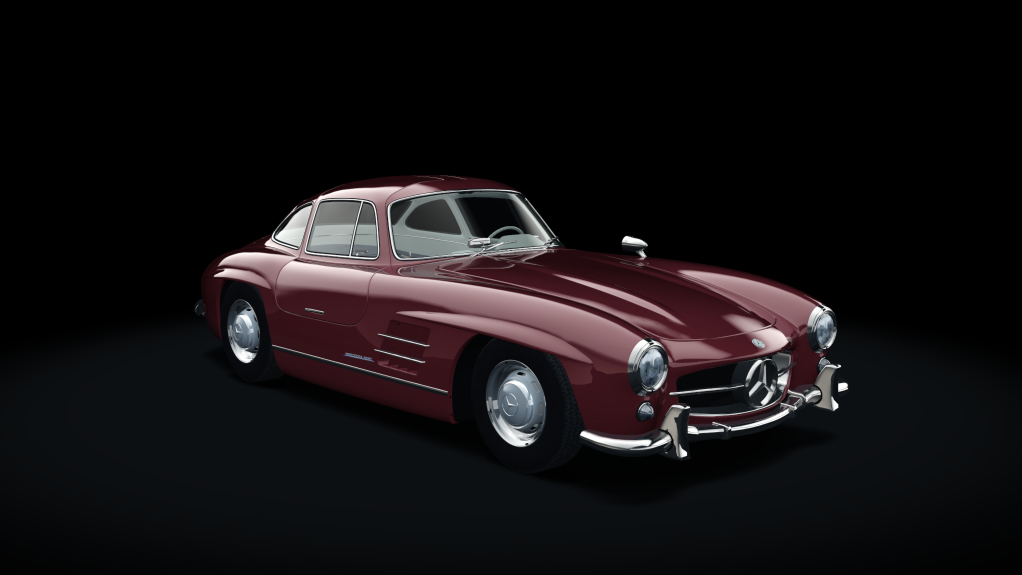 Mercedes-Benz 300SL, skin 14_strawberry_elfenbein