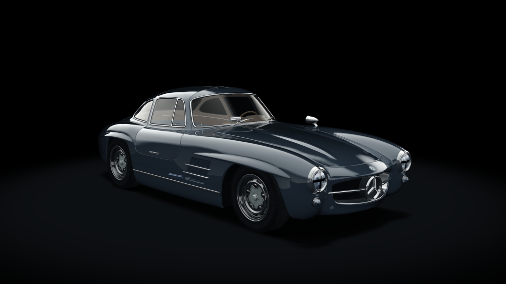 Mercedes-Benz 300SL Race, skin 02_graphitgrey_beigelight