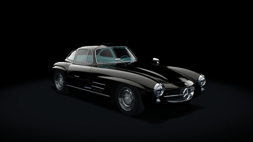 Mercedes-Benz 300SL Race, skin 03_black_petrol