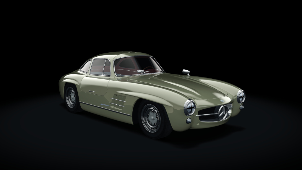 Mercedes-Benz 300SL Race, skin 04_light_gold