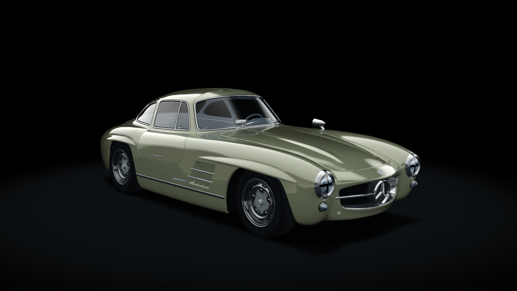 Mercedes-Benz 300SL Race, skin 04_light_gold_grey