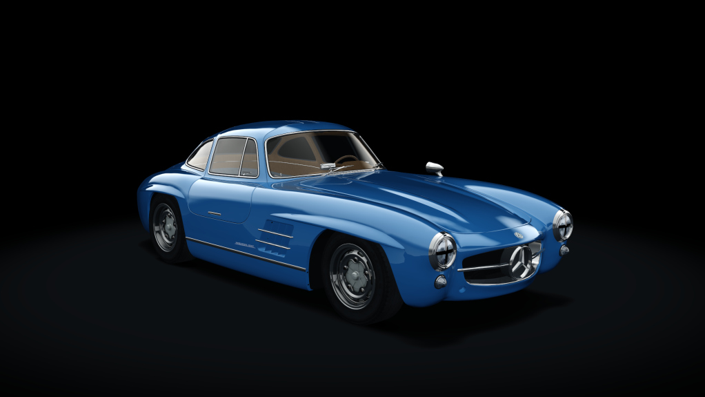 Mercedes-Benz 300SL Race, skin 05_blue_classic