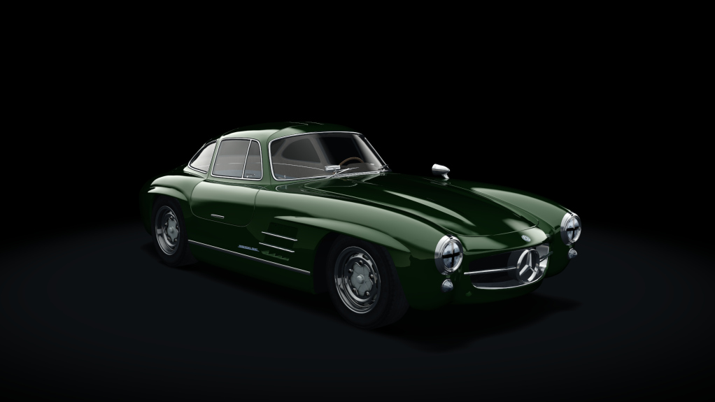 Mercedes-Benz 300SL Race, skin 06_green_classic