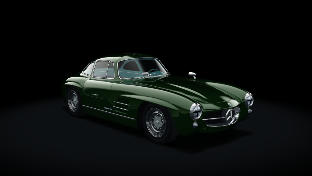 Mercedes-Benz 300SL Race, skin 06_green_classic_petrol