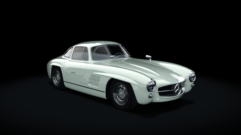 Mercedes-Benz 300SL Race, skin 08_elfenbein_grey