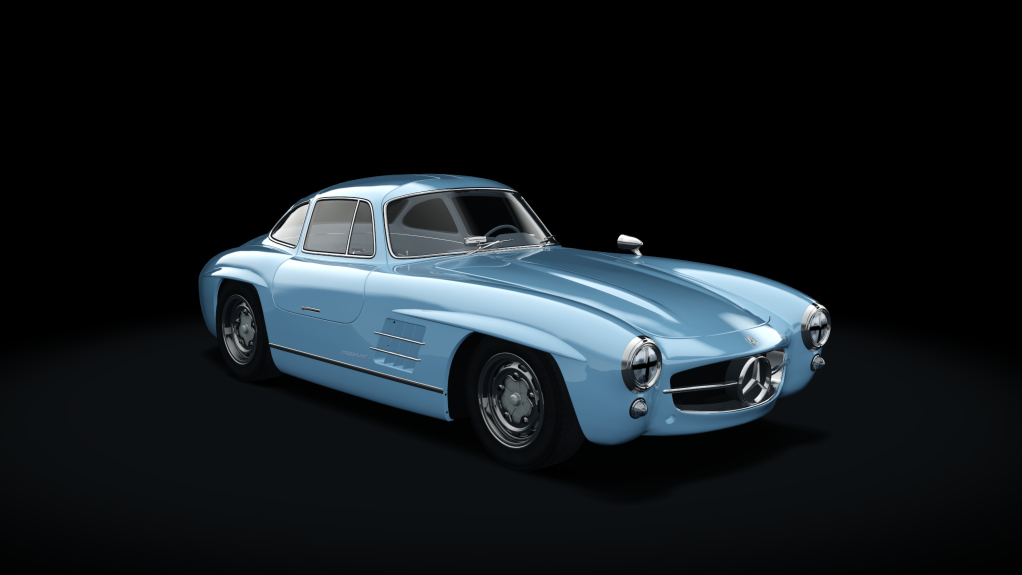 Mercedes-Benz 300SL Race, skin 09_bluegrey_grey