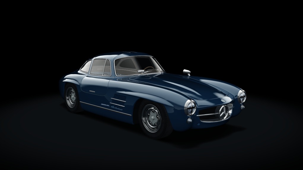 Mercedes-Benz 300SL Race, skin 11_blue_classic_II