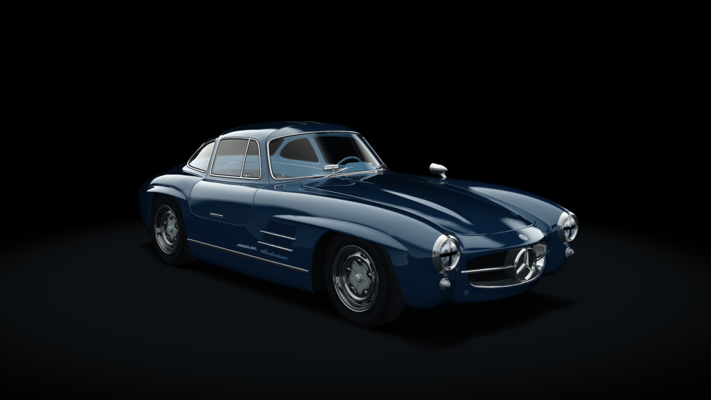 Mercedes-Benz 300SL Race, skin 11_blue_classic_II_blue