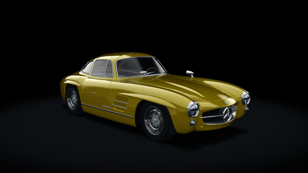 Mercedes-Benz 300SL Race, skin 13_yellow_classic_II