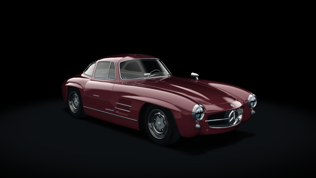 Mercedes-Benz 300SL Race, skin 14_strawberry_beige