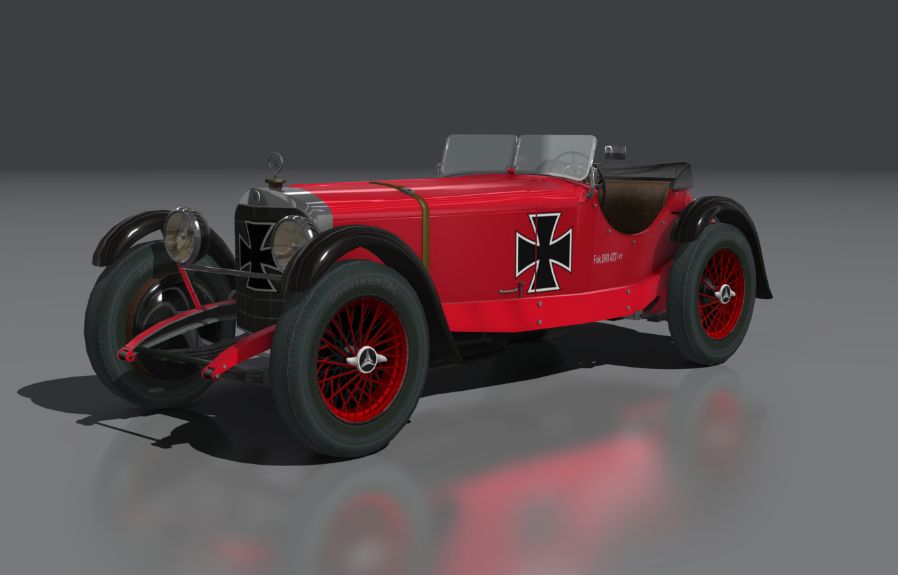 Mercedes SSK 1928, skin Richthofen