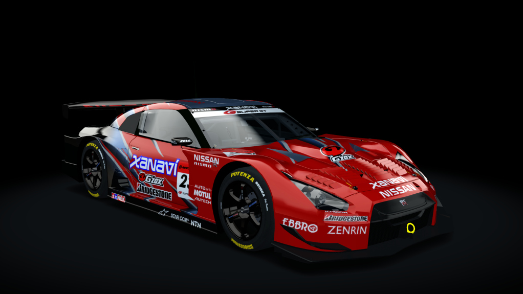 Nissan GT-R GT500, skin xanavi