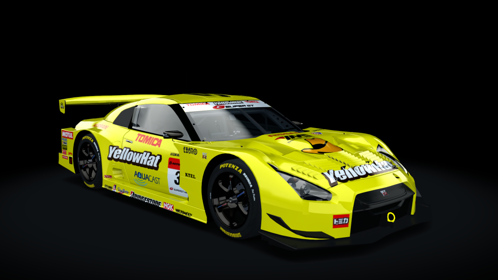 Nissan GT-R GT500, skin yellowhat