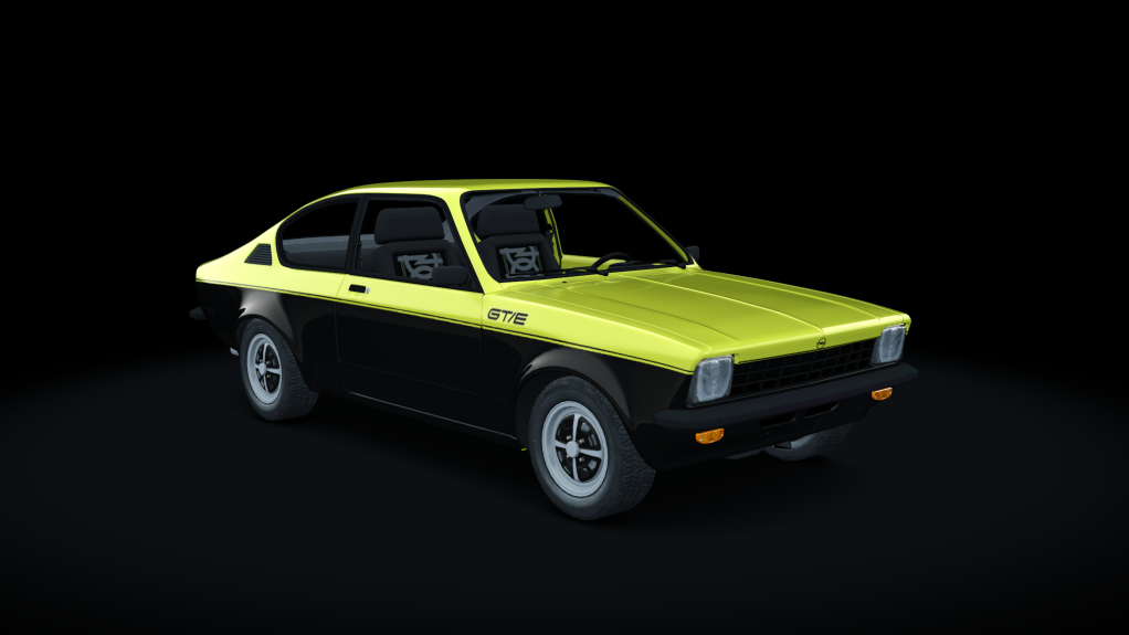 Opel Kadett, skin BlackYellow