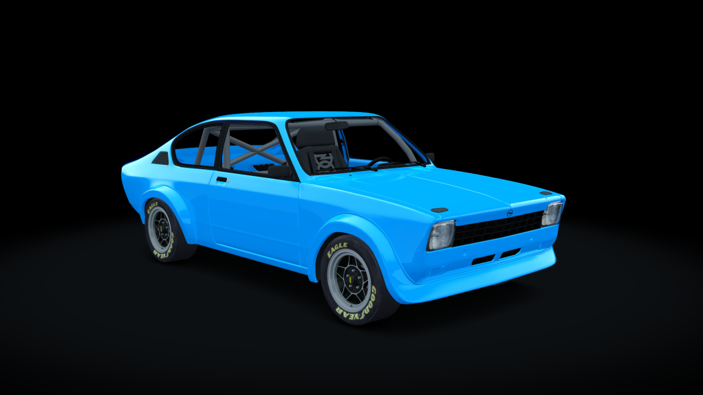 Opel Kadett S1, skin Azurblau