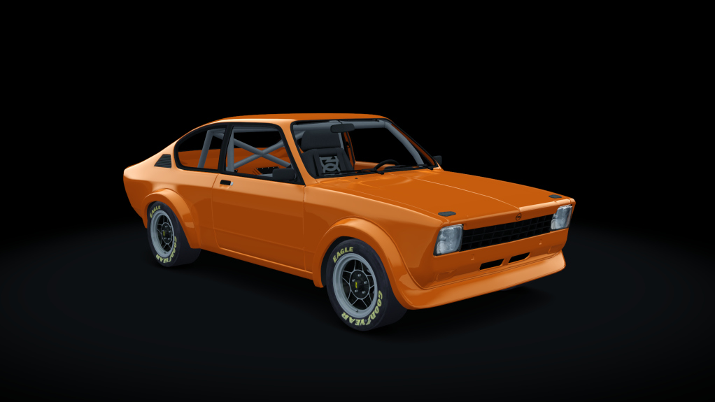 Opel Kadett S1, skin Mandarinrot