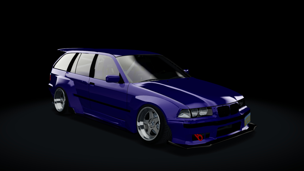 BMW E36 325i Touring Pandem, skin Midnight Purple