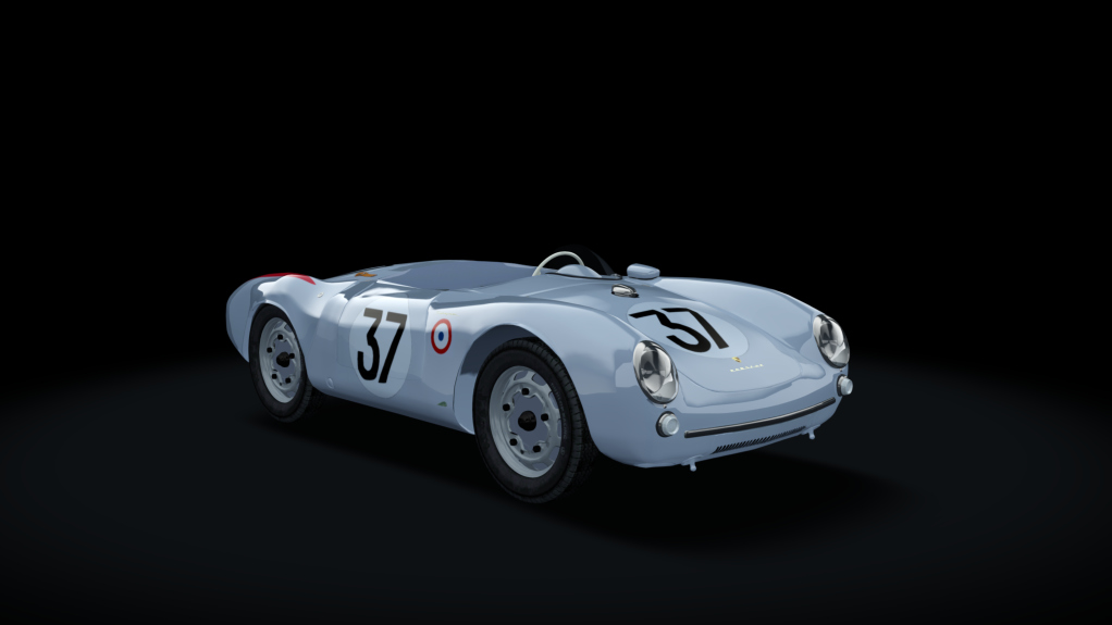 Porsche 550/1500 RS Spyder, skin No06_Le_Mans_1955