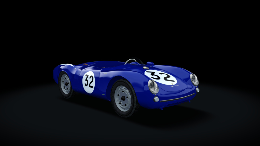 Porsche 550/1500 RS Spyder, skin No08_Reims_1956