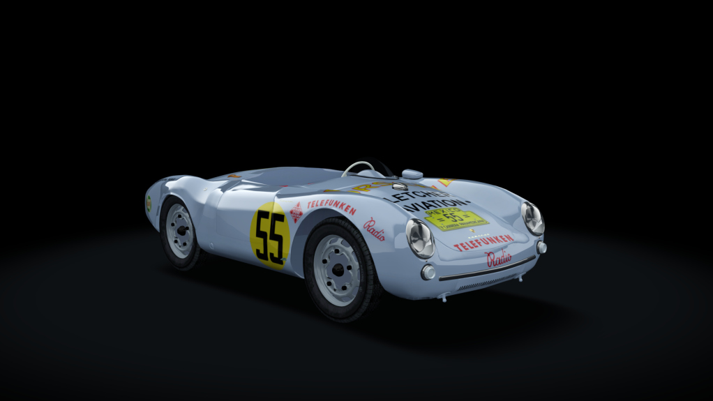 Porsche 550/1500 RS Spyder, skin No14_Carrera_Panamericana_1954