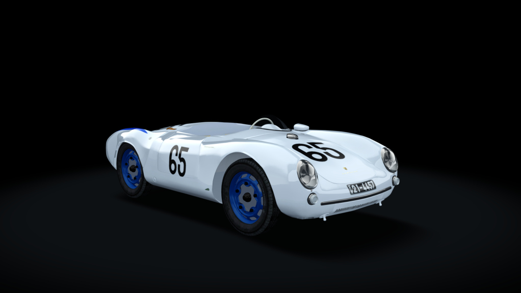 Porsche 550/1500 RS Spyder, skin No18_Le_Mans_1955