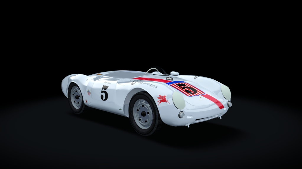 Porsche 550 RS Spyder Hillclimb, skin No09_Pikes_Peak_1960
