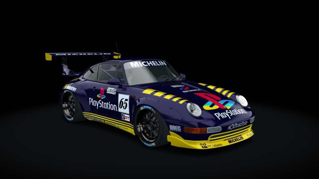 Porsche 911 (993) GT2, skin Playstation_65