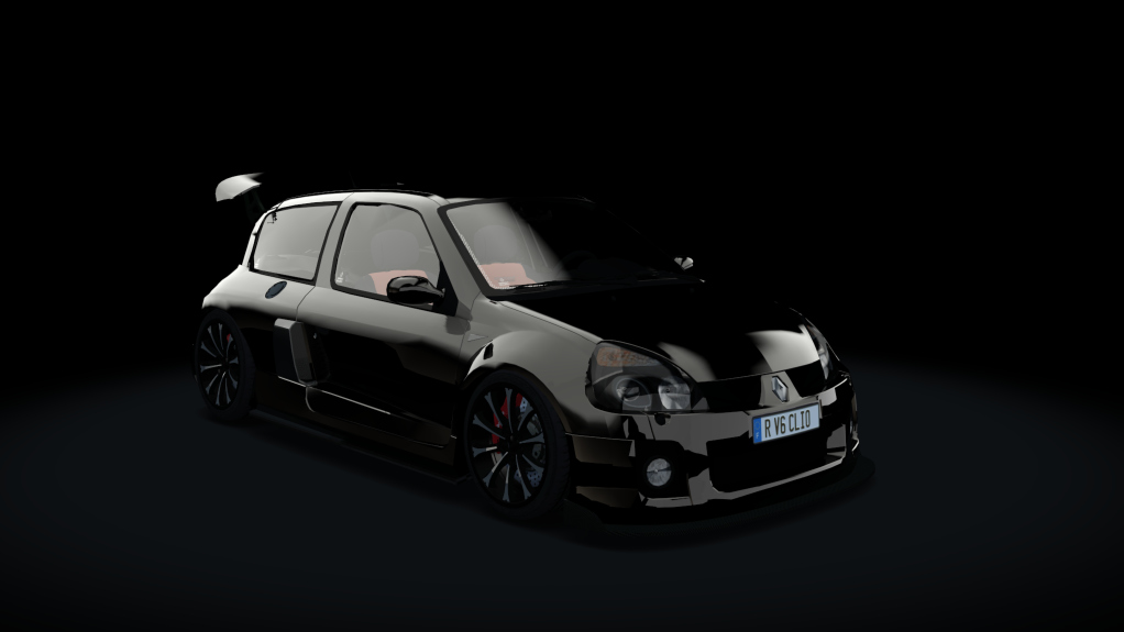 Renault Clio V6 Turbo, skin Black