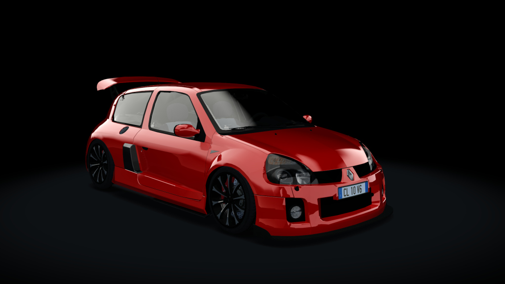 Renault Clio V6 Turbo, skin Red